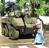 Tank in Asunción, Paraguay - Photo: Nadir.org